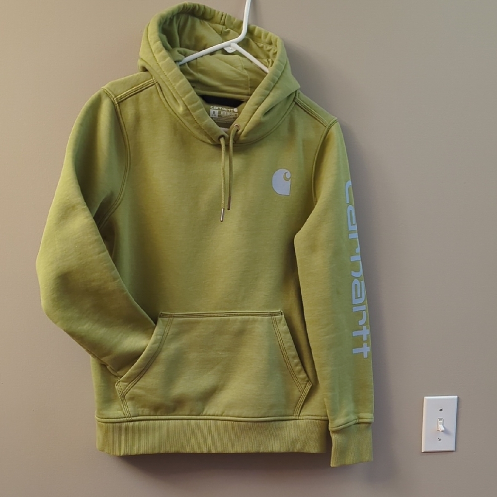 Carhartt Olive Green Pullover Hoodie